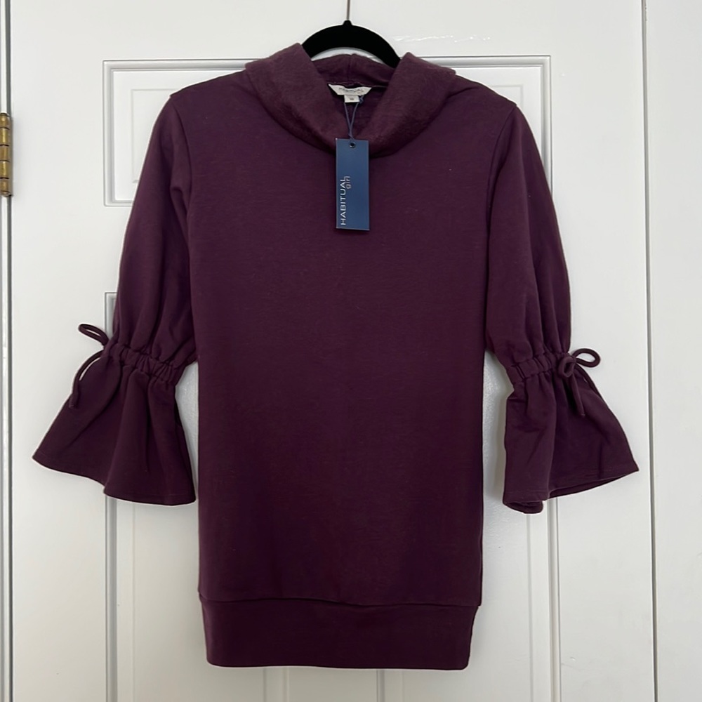 Habitual Girl Plum Sweater